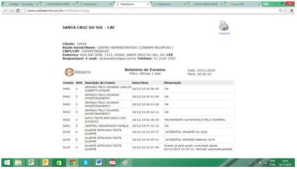 Sigma Web: você receberá instantaneamente as informações por e-mail, quando ocorrer alguma ocorrência no seu sistema de alarme.